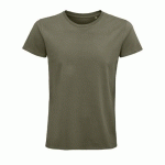 TEE-SHIRT PERSONNALISABLE COTON ORGANIQUE BIO JERSEY 175 KAKI