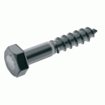 VIS À BOIS - TIREFOND - INOX A4 - TH 6X45 B200 ACTON