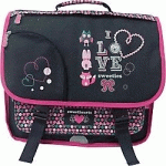 CARTABLE 2 COMPARTIMENTS LOVE SWEETY   VIOLET