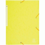 CHEMISE MAXI CAPACITY CARTE LUSTRÉE 425GM² A4 JAUNE CITRON - EXACOMPTA