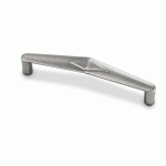 LOT DE 4 POIGNÉES DE MEUBLE EN ZINC OLISIPO - ENTRAXE 128 MM - SANS PLAQUE HETTICH