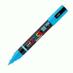 MARQUEUR POSCA PC5BR POINTE PINCEAU 1 À 4 MM BLEU CLAIR