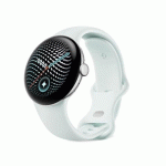 MONTRE CONNECTÉE GOOGLE PIXEL WATCH 5 41 MM BLUETOOTH ARGENT AVEC BRACELET SPORT CAOUTCHOUC GRIS ET VERT