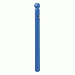 POTELET AMOVIBLE PRIMABLOC 3 CLÉS ID.BOULE - ZINC BLEU 5010 - PROCITY