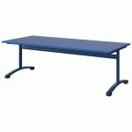 TABLE MALIBU 180X80 T3 DL STRA ABS BLEU U525/BLEU 5005