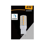 AMPOULE LED SMD DIMMABLE G9 4W 400LM LIGHT 3000K 4000K 6500K SPARAC-G9-4W-TGE1 -BLANC CHAUD- - BLANC CHAUD