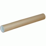 TUBE CARTON D60/64 L 640 MM AVEC EMBOUTS - BBA EMBALLAGES