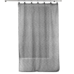 PANNEAU A ANNEAUX RIDEAU VOILE 140 X 240 CM LINKAE ANTHRACITE