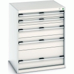 BOTT 1 ARMOIRE À TIROIRS SL-8710-5.2 AVEC 5 TIROIRS POUR CHARGE LOURDE - BOTT