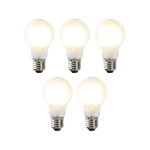 LOT DE 5 LAMPES À INCANDESCENCE LED DIMMABLES E27 A60 7W 806 LM 2700K - LUEDD