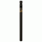 POTELET CENDRIER Ø 76 MM POMMEAU AGGLO - ZINC NOIR 9005 - PROCITY