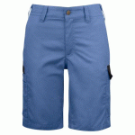 PROJOB 2529 SHORT PRIO POLYCOTON FEMME BLEU CIEL - TAILLE 48
