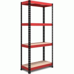 RAYONNAGE À EMBOÎTER 200KG 4 NIVEAUX - 1600X750MM - RB BOSS - RB BOSS