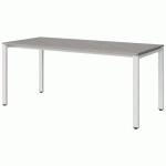 TABLE MALIBU 180X80 T6 SOUDÉ STRA ABS BÉTON F186/BLC 9016