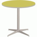 TABLE TAMARIS Ø 80 PL.VERT ANIS/SABLE PIET.SABLE/TRANSP.