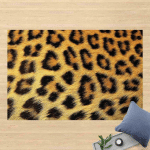 MICASIA - TAPIS EN VINYLE - LEOPARD SKIN - PAYSAGE 2:3 DIMENSION HXL: 40CM X 60CM