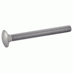 VIS À MÉTAUX TÊTE RONDE COLLET CARRÉ INOX A2 DIN 603 10X60 BOÎTE DE 50 - ACTON - 6221310X60