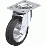 BLICKLE - ROULETTE PIVOTANTE Ø 150MM BANDAGE CAOUTCHOUC SBR 135KG - LE-VE 150R