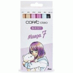 KIT DE MARQUEURS CIAO 5+1, MANGA 7