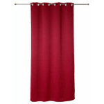 LOT DE 2 RIDEAUX OCCULTANTS 135X240CM ROUGE