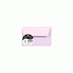 LOT DE 3 - PAQUET DE 20 ENVELOPPES POLLEN 90X140MM 120G/M2 - LILAS