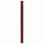 POTELET VITYL TÊTE GORGES MÉTAL HTR 1 M Ø 76 MM - ROUGE 3004 - BUTON DESIGN