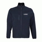 VESTE ZIPPÉE MANCHES LONGUES PUBLICITAIRE 270 GR/M² SOL'S BLEUE MARINE - MARQUAGE BRODERIE