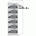 ARMOIRE S-PHOENIX VOL.2-90 S90.196.060.075.FDAC JAUNE - ASECOS