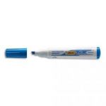 BIC MARQUEUR EFFAÇABLE À SEC POUR TABLEAUX BLANCS POINTE BISEAU ENCRE À BASE D'ALCOOL BLEUE VELLEDA 1751