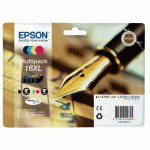 EPSON 16XL PACK CARTOUCHE DE 4 COULEURS HAUTE CAPACITÉ POUR IMPRIMANTE JET D