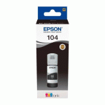 FLACON ENCRE NOIRE 104 EPSON ECOTANK -  AUTHENTIQUE