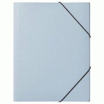 LOT DE 6 - CHEMISE À ÉLASTIQUES 'PASTELL ECO', A4, PP, BLEU