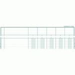 PIQÛRE 29.7X21 À TÊTE PARESSEUSE 5 COLONNES SUR 1 PAGE - EXACOMPTA