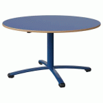 TABLE MALIBU Ø 120 T4 PC STRA ALAISÉ BLEU U525/BLEU 5005