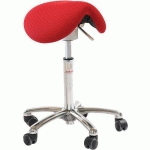 SIÈGE MINI FLEXMATIC - TISSU 3D - HAUT - ROUGE - GLOBAL PROFESSIONAL SEATING