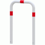 ARCEAU PARE-CHOC SANS BARRE BÉTONNER-BLANC/ROUGE-750-1000MM - SCHAKE