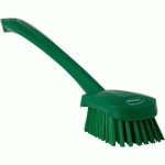 BROSSE À MAIN MANCHE LONG 415 MM DUR VERT - VIKAN