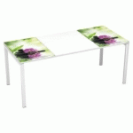 BUREAU EASY OFFICE 180X80CM P. BLC PLATEAU BLC ET BAMBOU - MANUTAN EXPERT