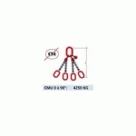 ELINGUE CHAINE 4 BRINS - EXTRÉMITÉ : ANNEAUX - CMU 4250 KG (CLASSE 80)