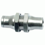 UNION DOUBLE TRAVERSÉE DE CLOISON 3616 DROIT - DIAMÈTRE 14 MM - PAR 5 PARKER LEGRIS