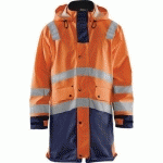 VESTE DE PLUIE HAUTE VISIBILITÉ NIVEAU 3 TAILLE XL - BLAKLADER