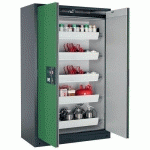 ARMOIRE SÉCURITÉ Q-PEGASUS-90 Q90.195.120.WDAC GRIS/VERT - ASECOS