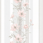 PAPIER PEINT FLORAL ROSE, GRIS CLAIR ET BLANC PAPIER PEINT FLEURI POUR CHAMBRE, COULOIR & PLUS TAPISSERIE INTISSÉE FLEUR ROSE - BRICOFLOR