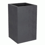 POT CARRÉ HAUT BASALT'UP - 36 L - GRIS ANTHRACITE EDA PLASTIQUES