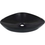 LAVABO 58,5 X 39 X 14 CM C�RAMIQUE NOIR - VIDAXL