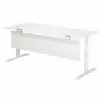 VOILE DE FOND BOIS POUR BUREAU SQUADRA - OPTYMA L 180 CM BLANC