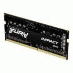 KINGSTON FURY IMPACT - DDR4 - MODULE - 16 GO - SO DIMM 260 BROCHES - 2666 MHZ / PC4-21300 - MÉMOIRE SANS TAMPON