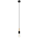 LAMKUR LIGHTING - LAMKUR SIMON PLAFONNIERS SUSPENDUS SLIM NOIR, 1X E27