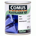 LAQUE MARINE HAUT DE GAMME - BLEU LUZIEN - 2,5 L - PLASTILAQUE 127 COMUS