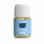 LOT DE 5 - DARWI FLACON DE 30 ML DE MEDIUM POUR PEINTURE SUR VERRE - TRANSPARENT